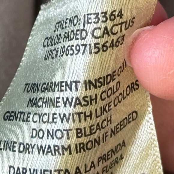 Joie | NWT Faded Cactus Pleated High Rise Washed Olive Green Shorts - Picture 13 of 14